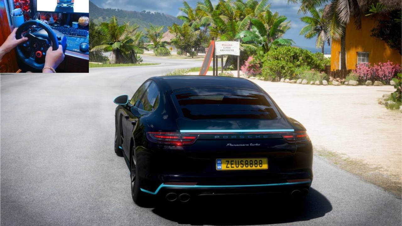 Insane Porches Panamera Turbo S - Forza Horizon 5 | Logitech G29 Gameplay 4K ULTRA