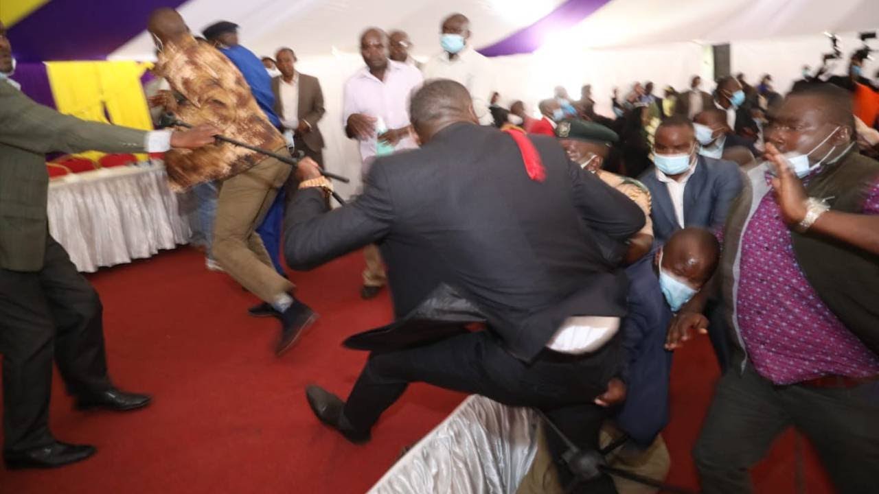 DRAMA AS MP OSORO HECKLED BADLY IN MATHARE BY CHURCH MEMBERS!!!!!!
