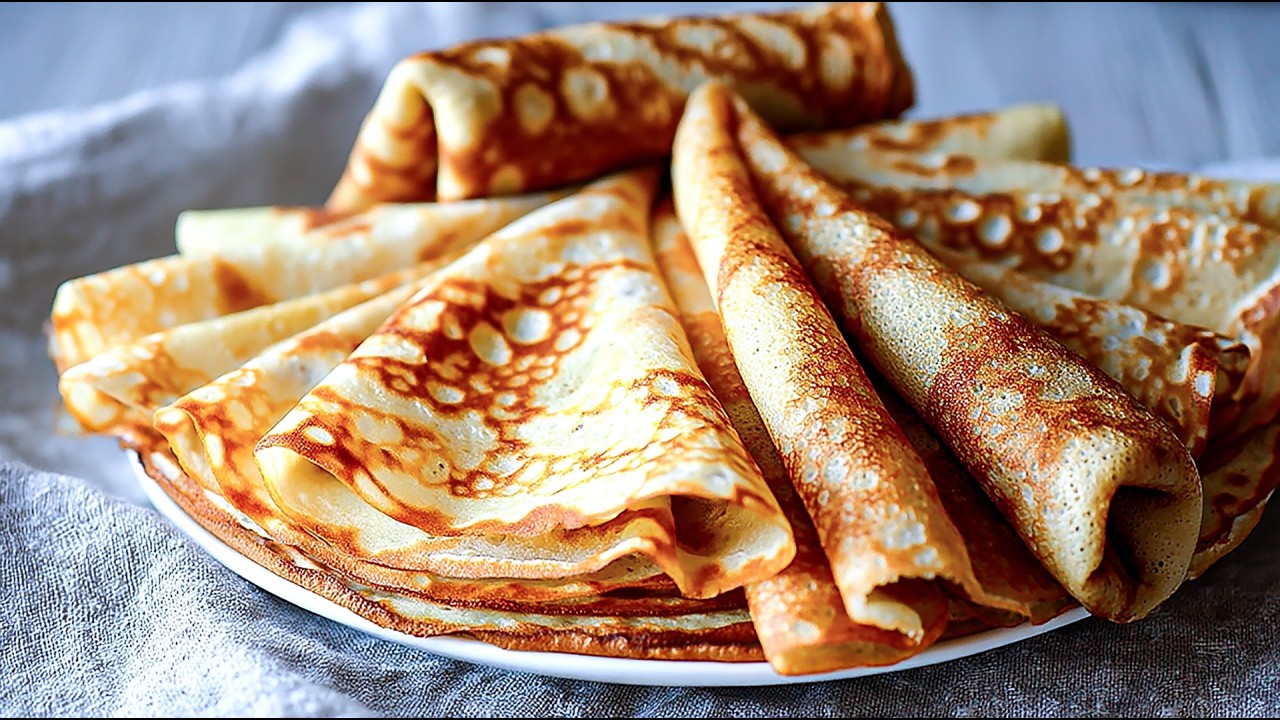 Тонкие ГРЕЧНЕВЫЕ БЛИНЫ без дрожжей Buckwheat Pancakes Without Yeast