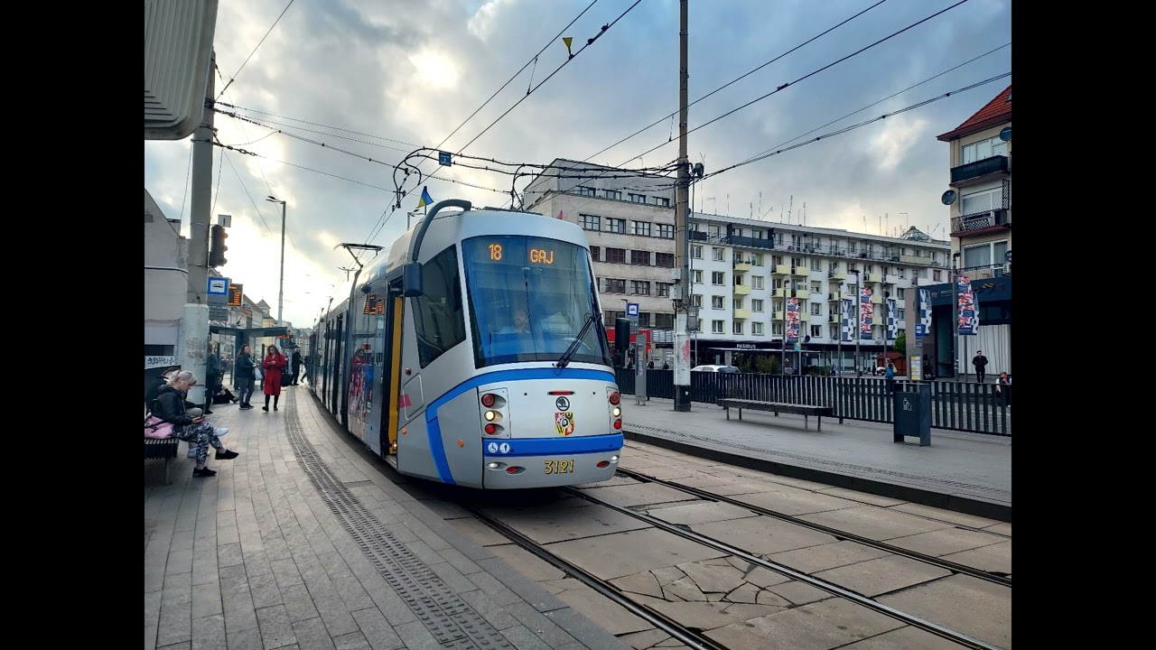 MPK Wrocław Zapowiedzi Przystankowe [18➡Gaj]