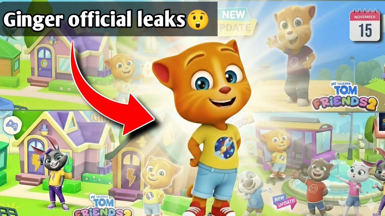 They Finally Revealed GINGER?! 😲 (My Talking Tom Friends 2 Leaks)&rdquo;