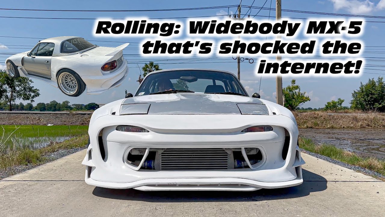 Rolling with the Widebody Mazda MX-5 Miata by PISTONZERO X MOZY