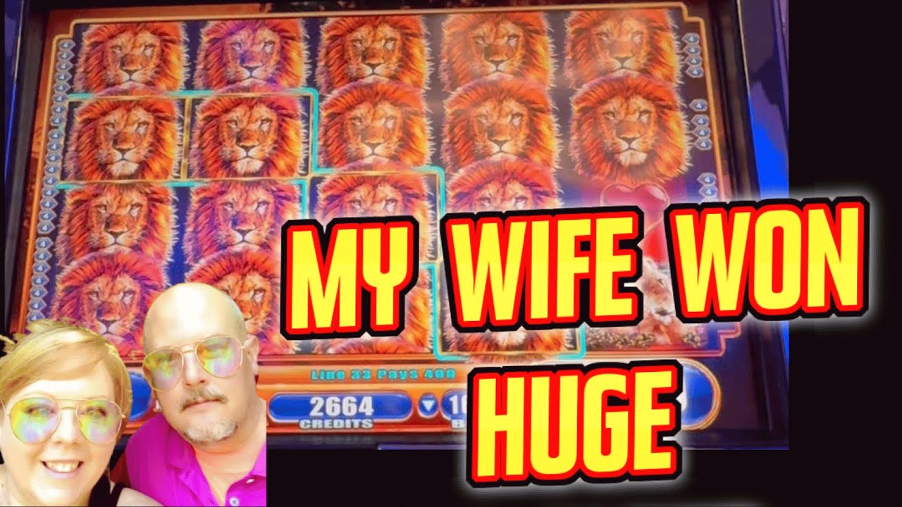EXCITING WMS SLOT MACHINE BONUS GAMES KING OF AFRICA ALMOST A FULL SCREEN