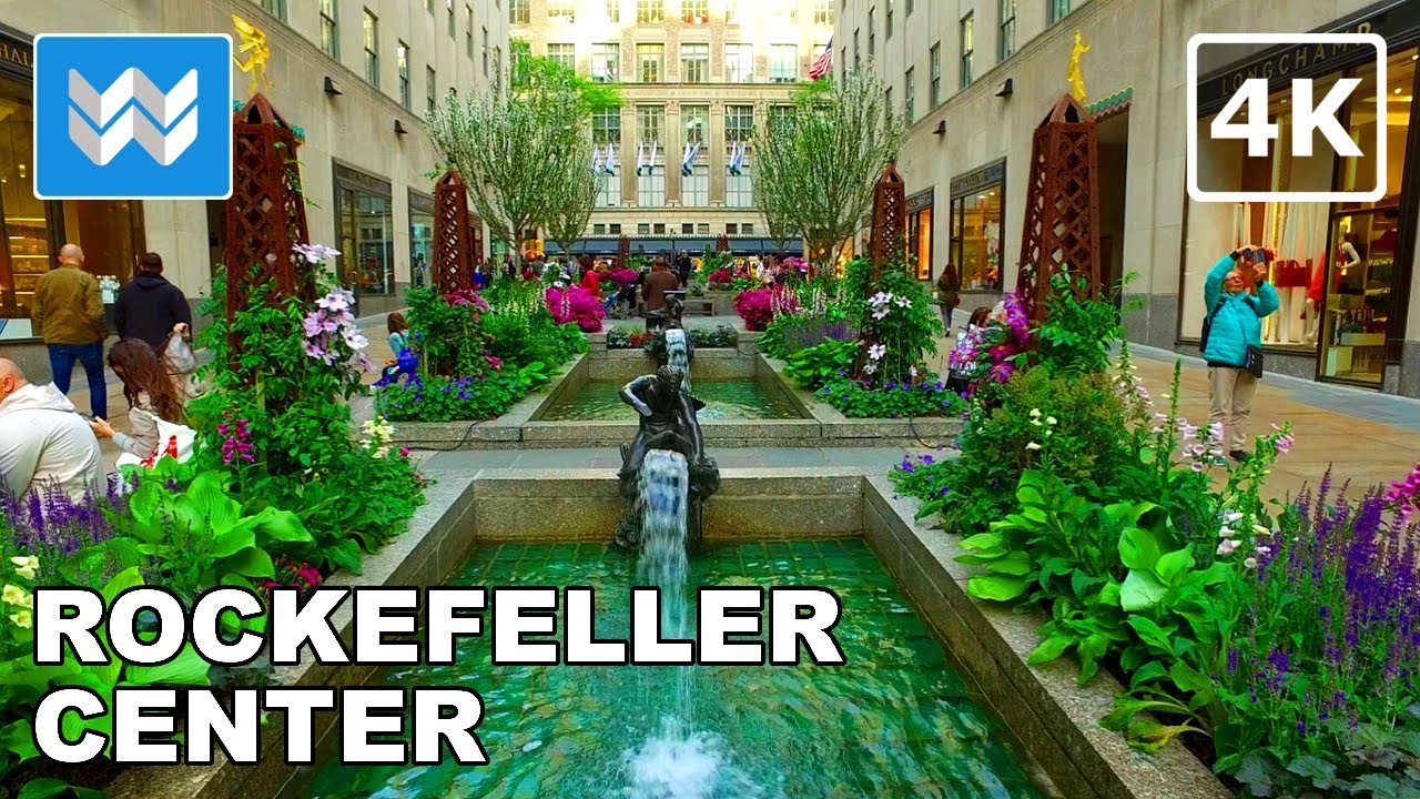 [4K] Rockefeller Center & 5th Ave in Midtown Manhattan, New York City - Walking Tour & Travel Guide