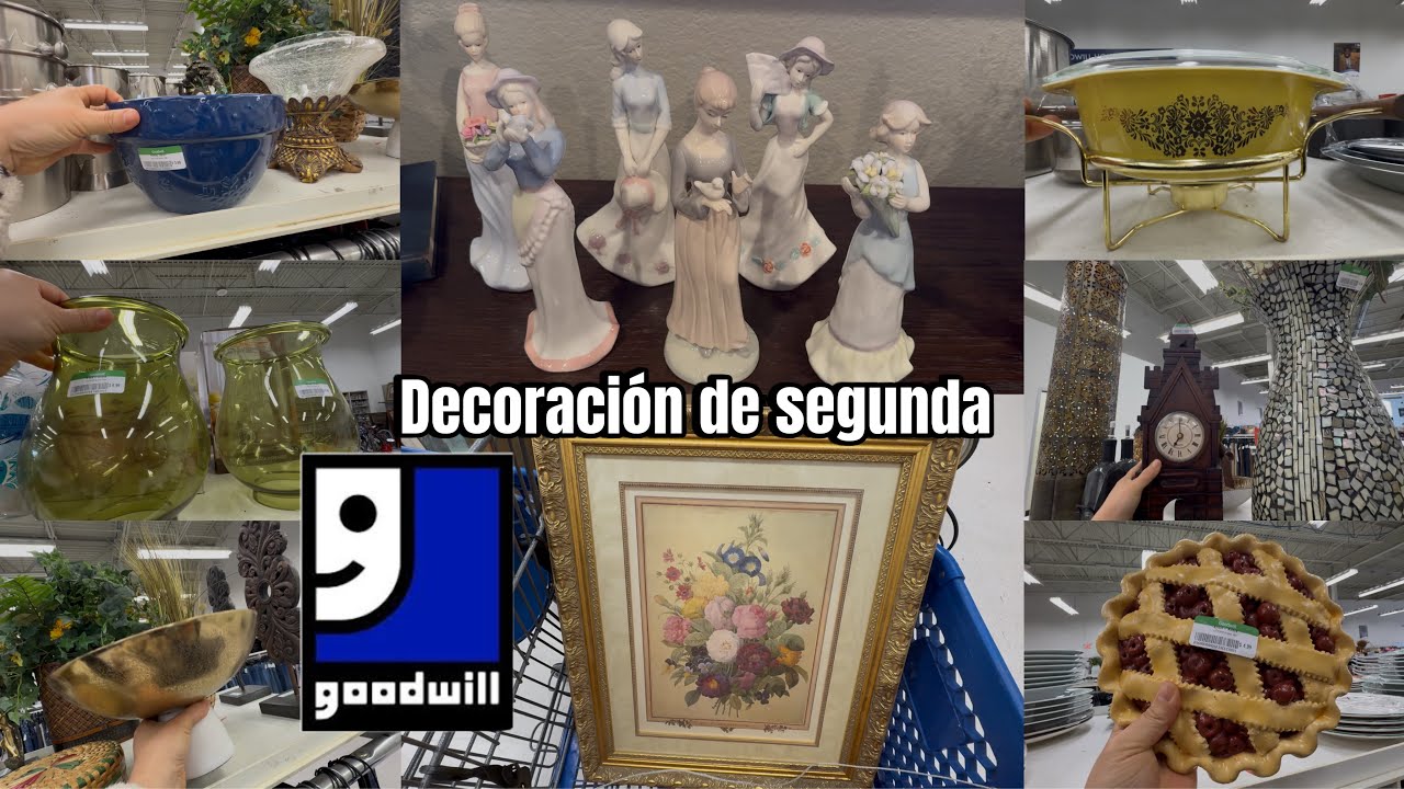 Recorrido por Goodwill decoración de segunda mano 🫂anuncio un nuevo sorteo próximo muñequitas 🌷