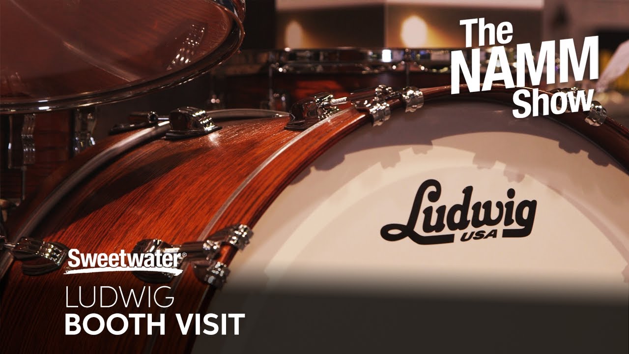 Ludwig Booth Visit at Winter NAMM 2020