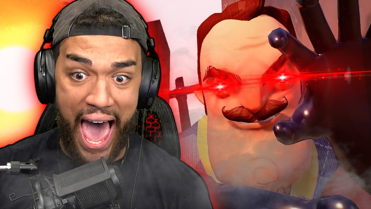 Try Not To Get SCARED Playing HELLO NEIGHBOR?