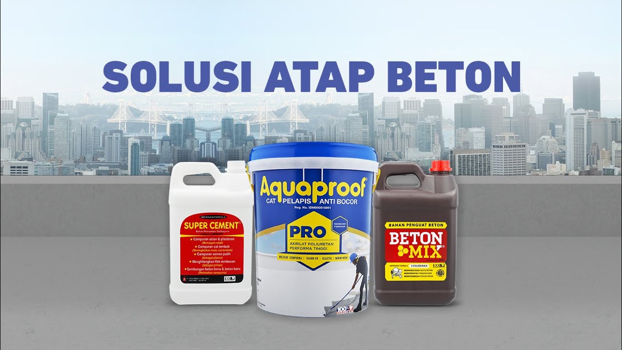 Tutorial Cara Aplikasi Solusi Atap Beton