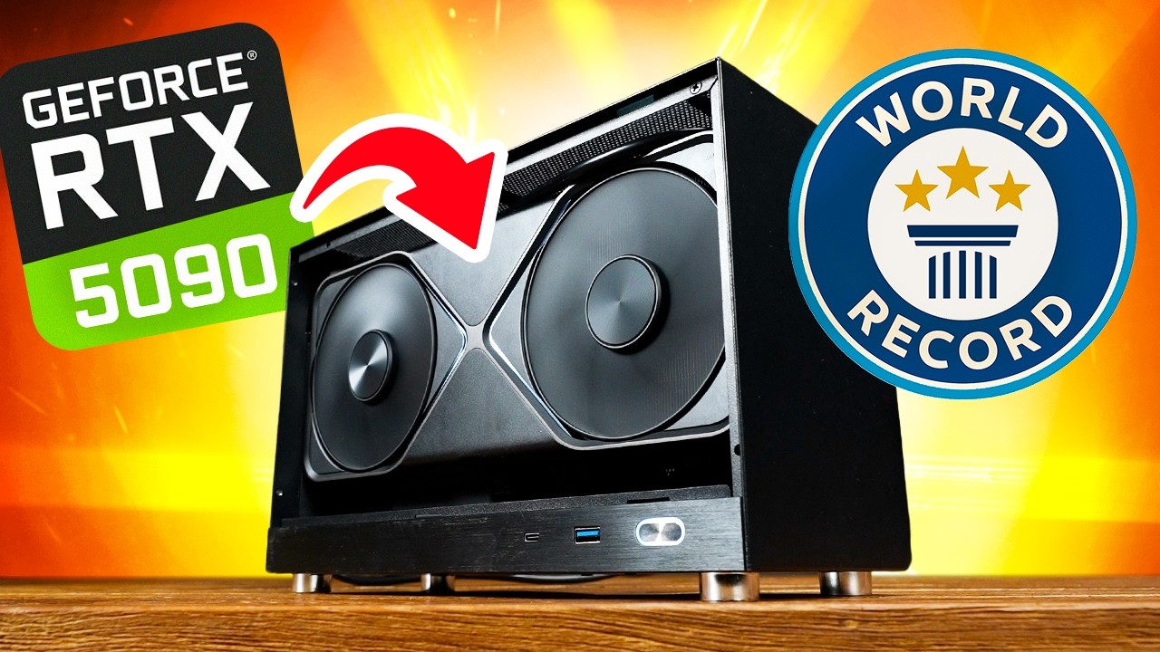 Wir bauen den kleinsten Gaming PC der Welt!! RTX 5090 & 9800X3D