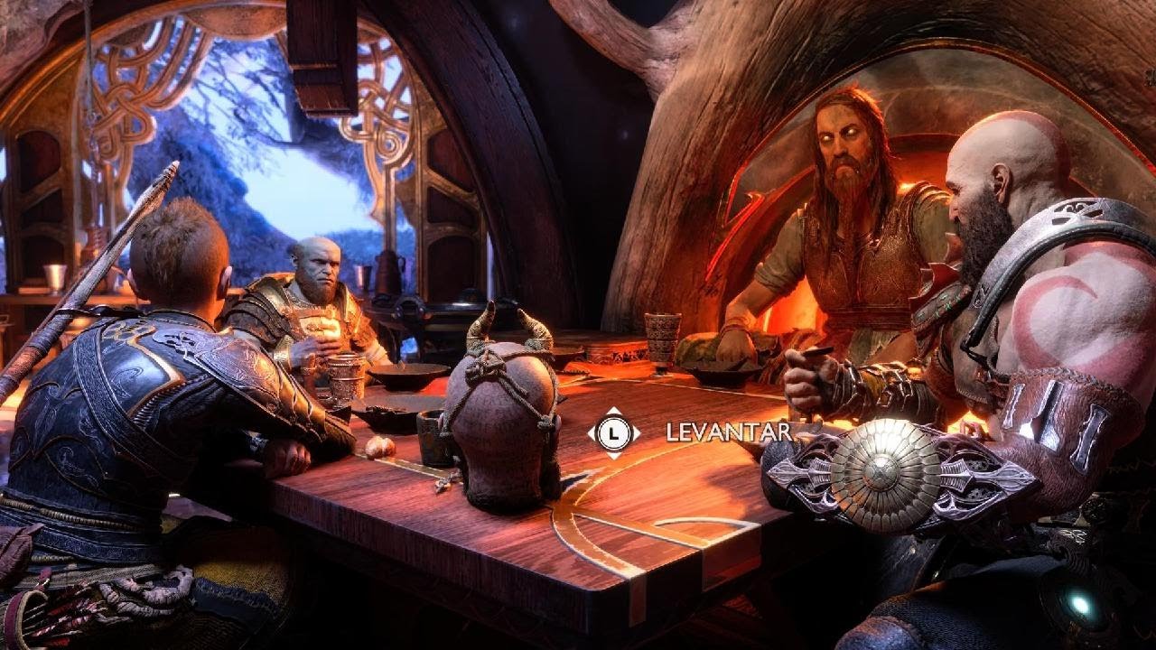 God of War Ragnarök Kratos NA LARICA