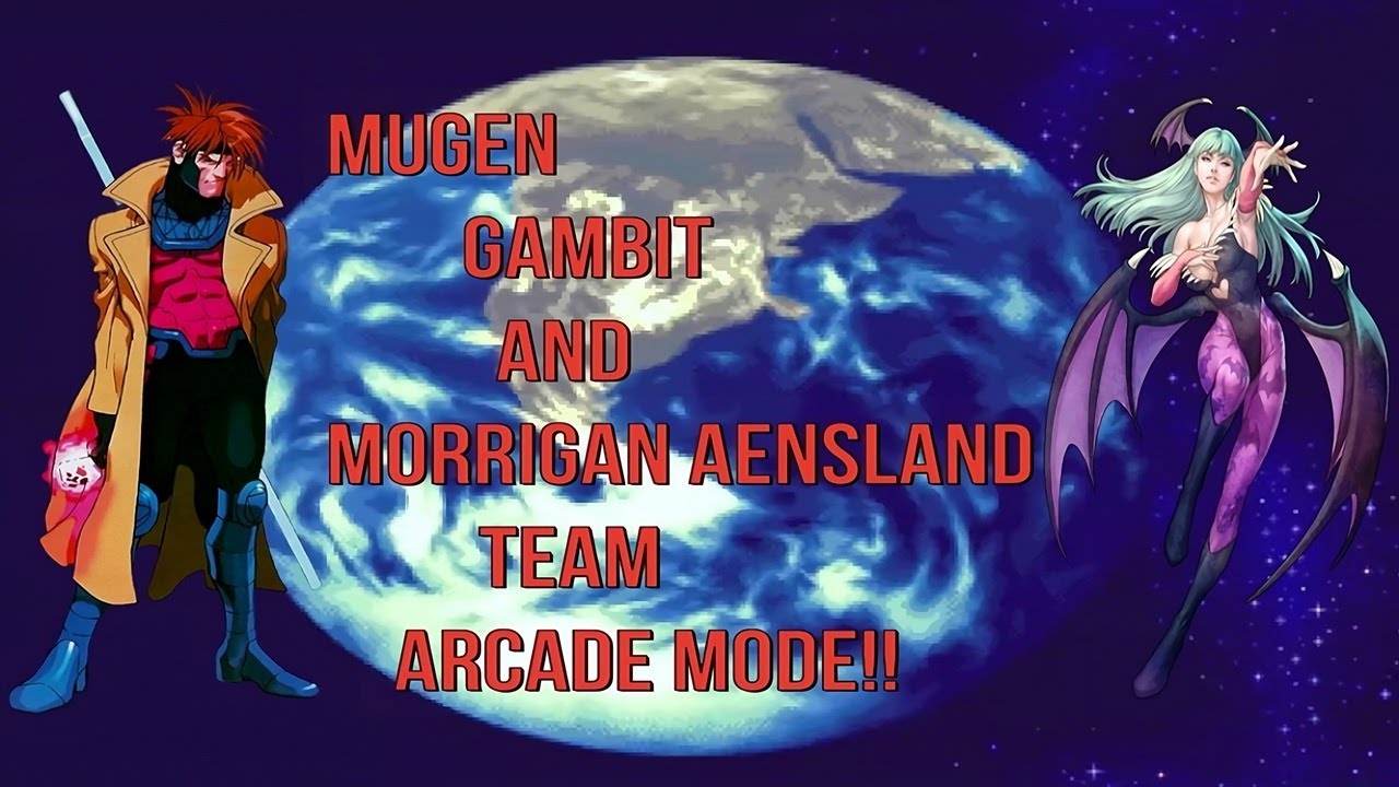MUGEN Gambit (Pots) And Morrigan Aensland (Vs Style) Longplay!!