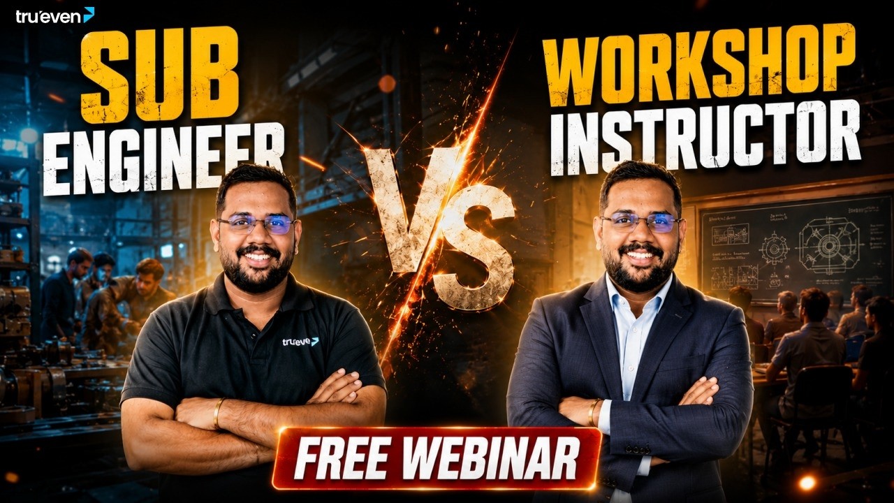KSEB SUB ENGINEER VS WORKSHOP INSTRUCTOR ELECTRICAL FREE WEBINAR | WORKSHOP INSTRUCTOR QUALIFICATION