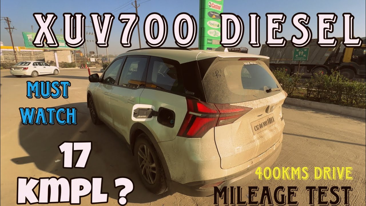 XUV700 Mileage | Diesel Manual | Tank To Tank | Shocking Result | 400 Kms | 3 Year Old