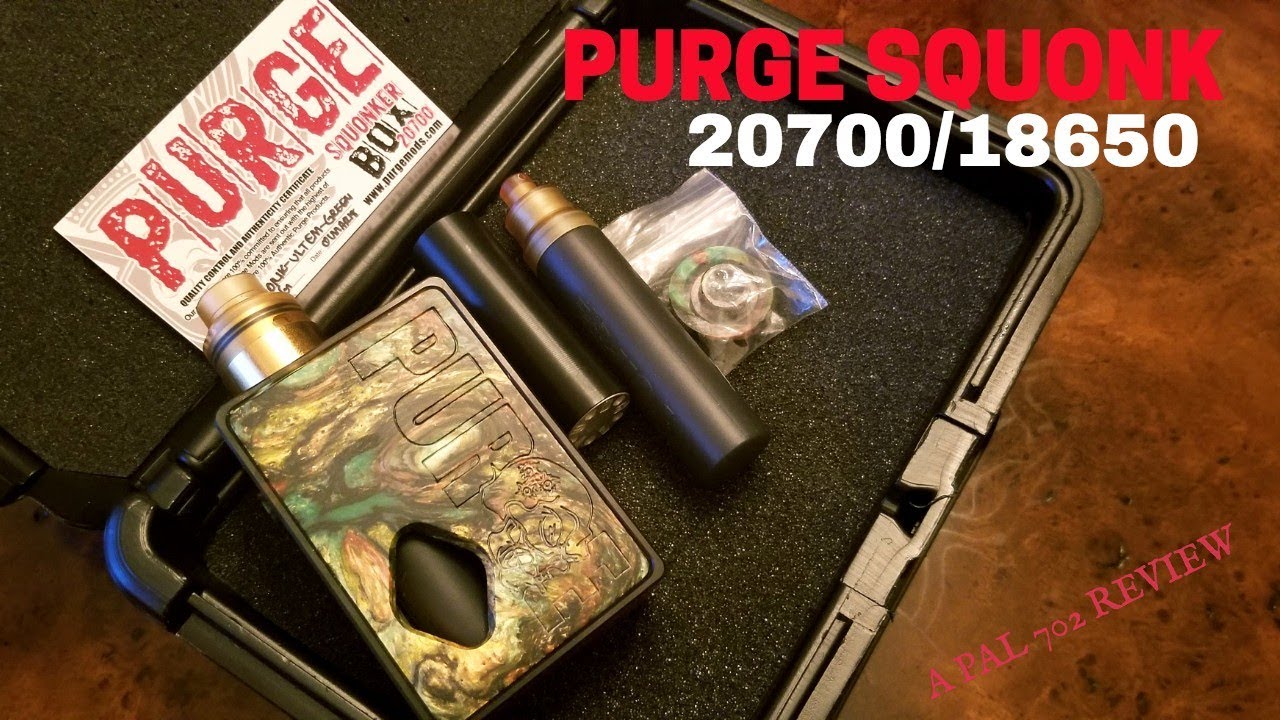 THE PURGE ULTEM SQUONK ~ U.S.A. MADE/WHEE WEDS/BEAUTIFUL MOD