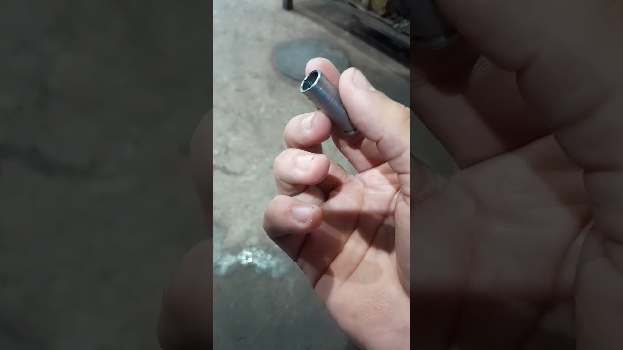 CARTUCHO CASEIRO CASEIRO .#cartucho #usinagem #espingarda #torneiro_mecanico #welding #454