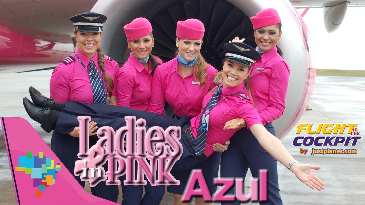 Ladies in Pink - Azul Airlines