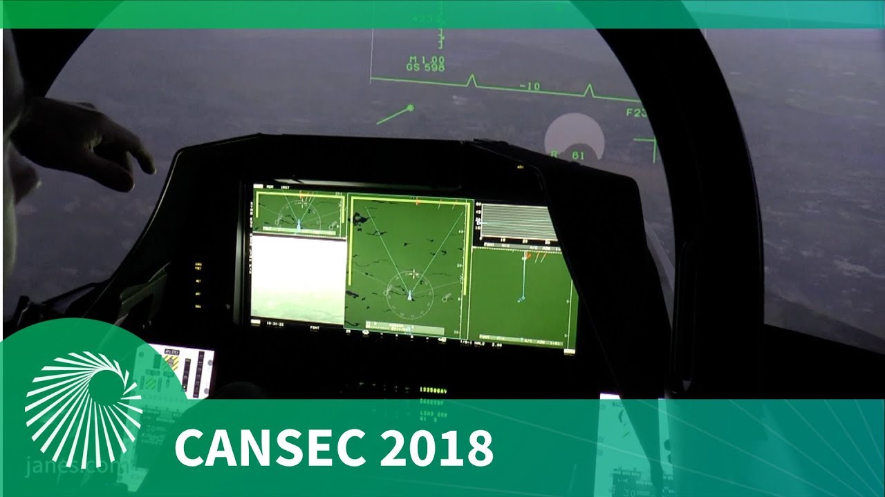 CANSEC 2018: пилот-испытатель Saab демонстрирует преимущества широкоугольного дисплея Gripen E