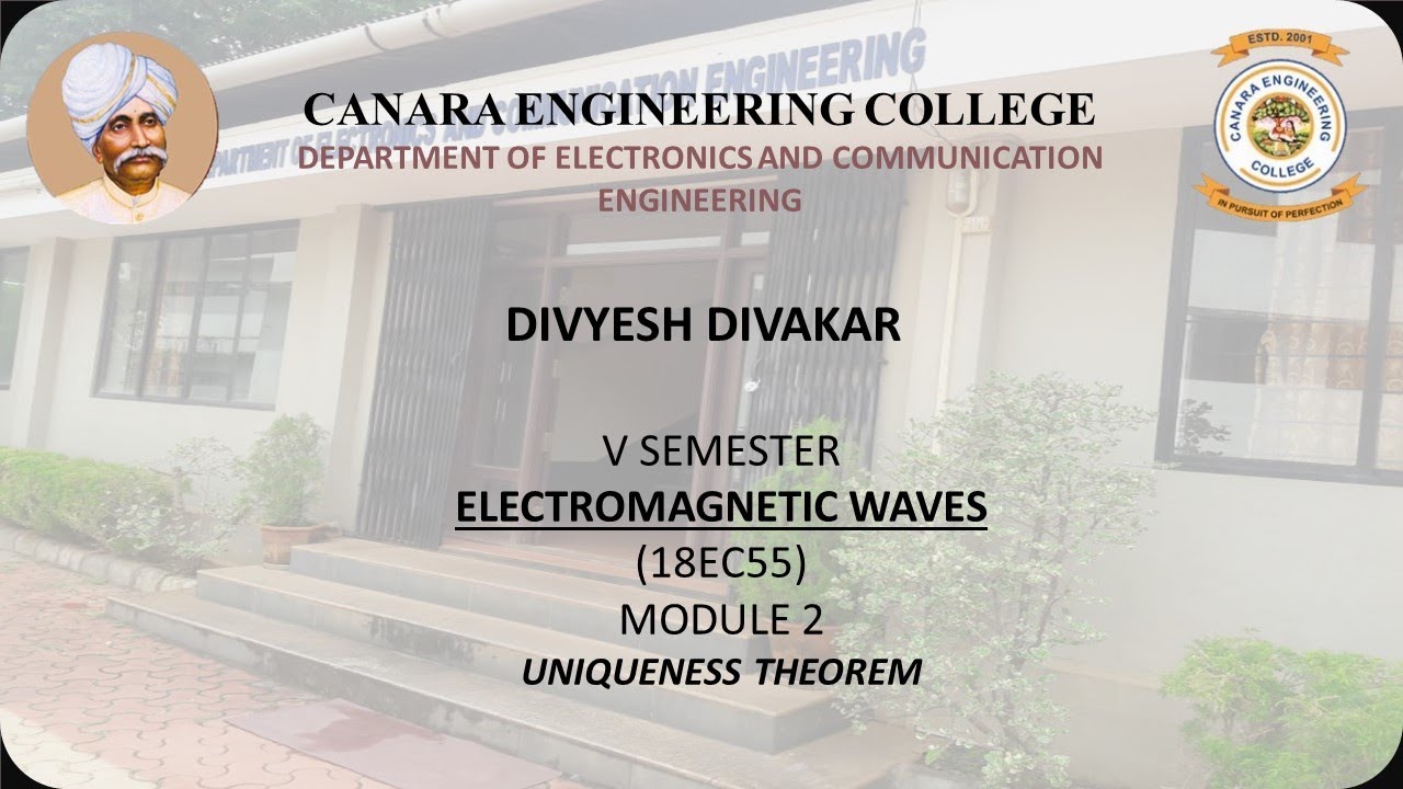 VTU EMW 18EC55 M3 L2 UNIQUENESS THEOREM