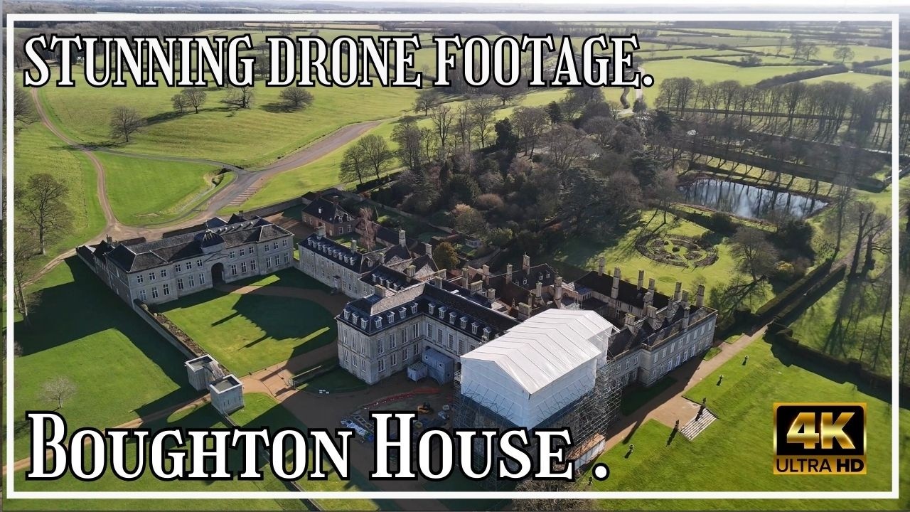 Boughton House & Gardens Aerial | Northamptonshire Hidden Gem From Above | DJI Air 3.