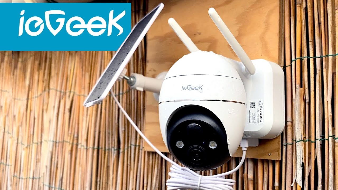 ieGeeK La Caméra avec panneau solaire