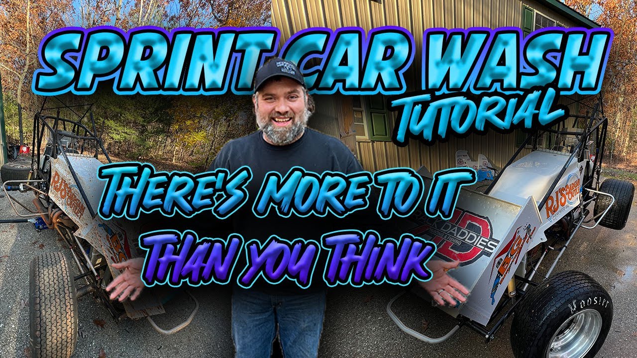 Sprint Car Wash Tutorial 🫧 After The Dirt Track 🏁