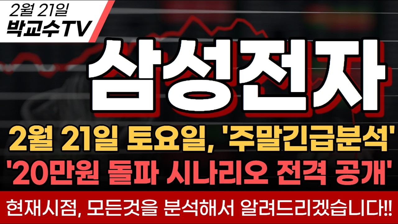 [삼성전자분석] 20만원 돌파의 2가지 시나리오, 전부 공개합니다