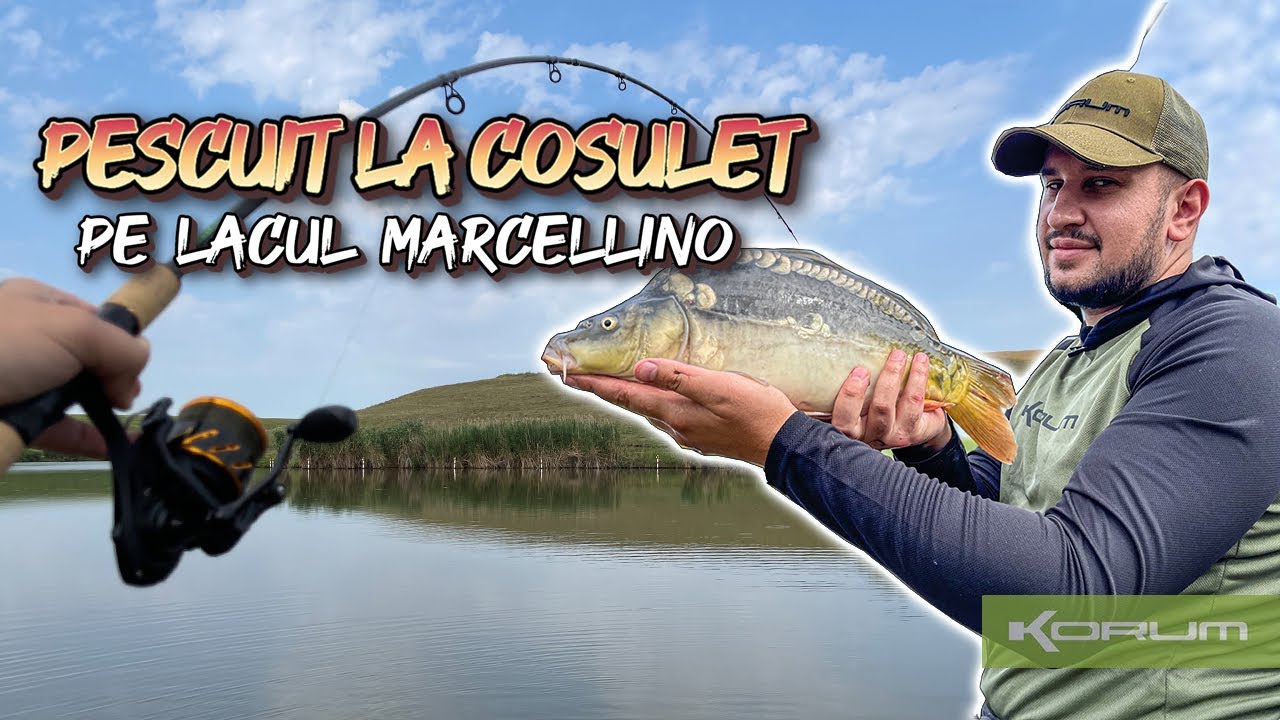 Pescuit la cosulet pe lacul Marcellino