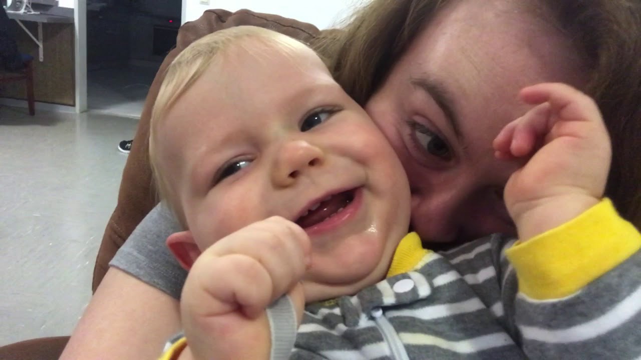 TICKLE MONSTER GETS WALKING BABY