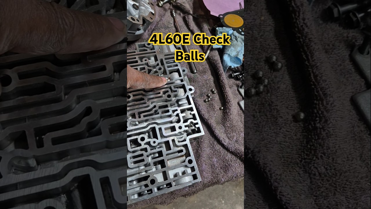 #4l60e #checkballs #valvebody #transmission #diy