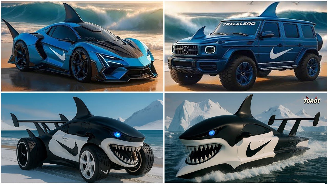 SIGMA BOY x BRAINROT EXTINCTION RACING ||Shark Supercar vs Shark SUV vs Shark Car vs Shark Speedboat