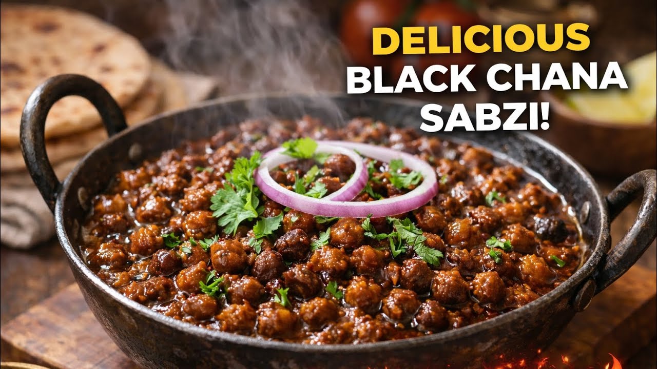 Punjabi Black Chana Recipe | Tasty & Flavorful at Home | 