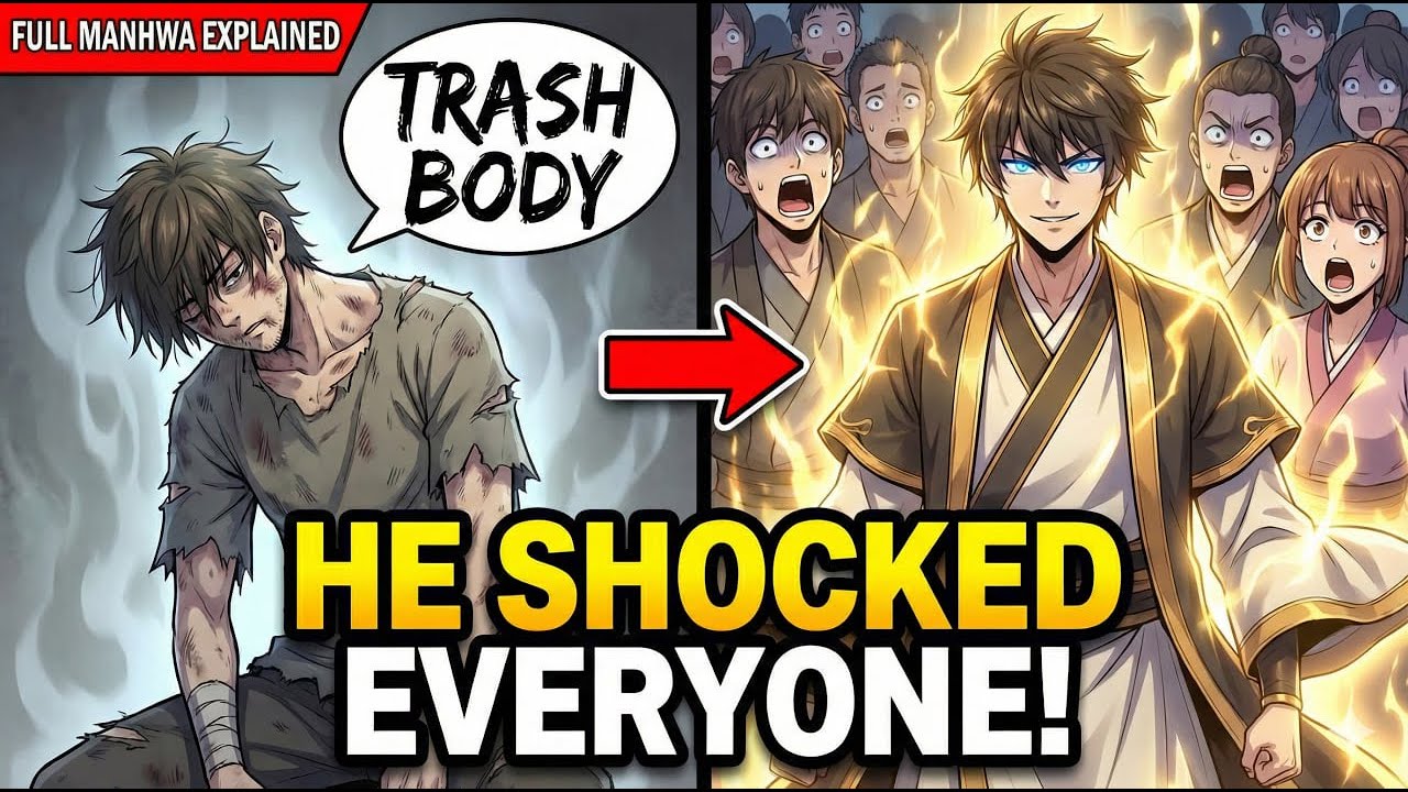He Woke Up in a TRASH Body but Shocked Everyone! | AK Manhwa Saga!