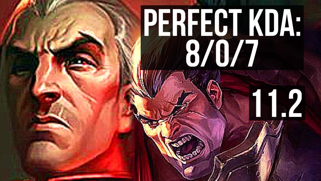 SWAIN vs DARIUS (TOP) | 8/0/7, Legendary, 1.1M mastery, 300+ games | EUW Diamond | v11.2