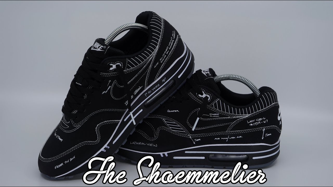 Nike Air Max 1 'Sketch to Shelf / Black Schematic' • Review & On-Feet