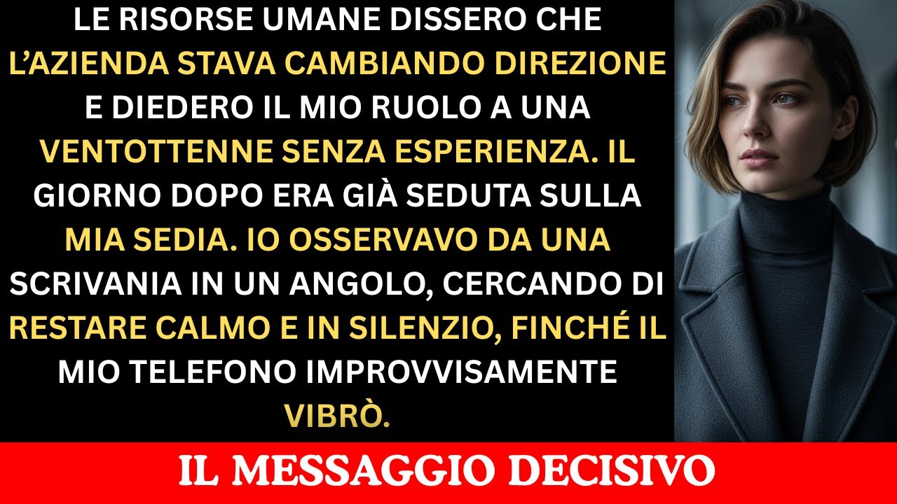 Hanno Dato il Mio Ruolo di Leadership a Chi Era Arrivato il Mese Scorso, Così Ho Attivato il Piano B