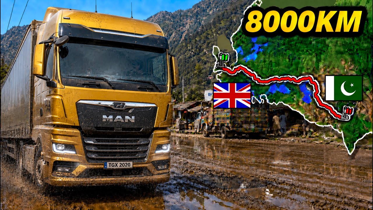 ETS2 Longest Delivery - UK to Pakistan | Euro Truck Simulator 2
