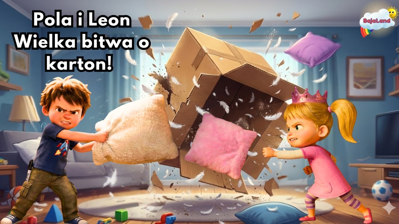 WIELKA BITWA O KARTON! 📦💥Od kłótni do współpracy 🥺🤝Zabawne słuchowisko dla dzieci