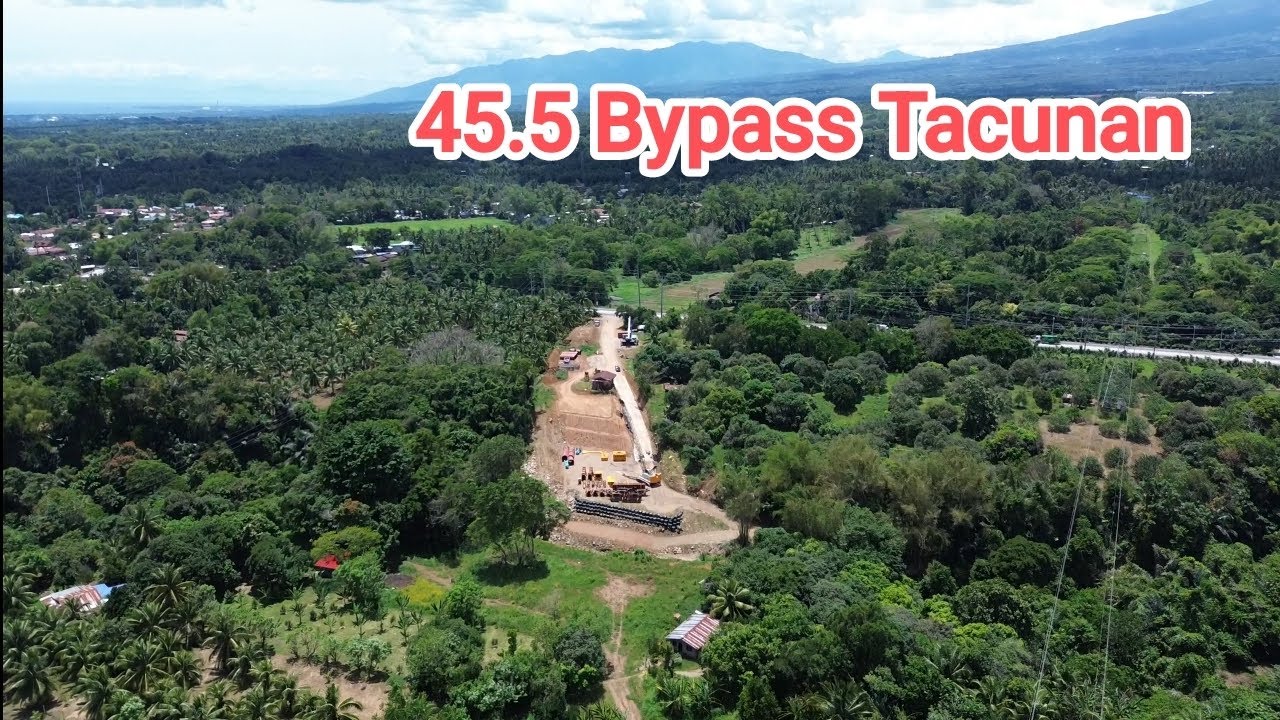 45.5 km Bypass road update. Barangay Tacunan to Mintal Bukidnon road.