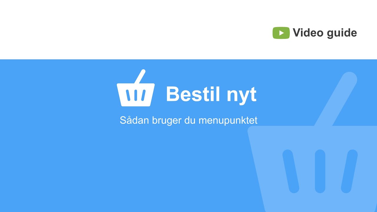 Video guide til 
