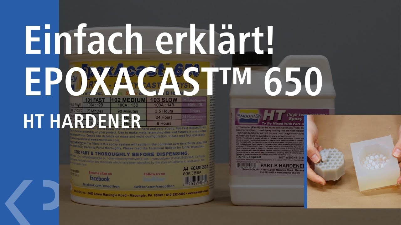 Einfach erkl&auml;rt! EPOXACAST&trade; 650 + HT Hardener