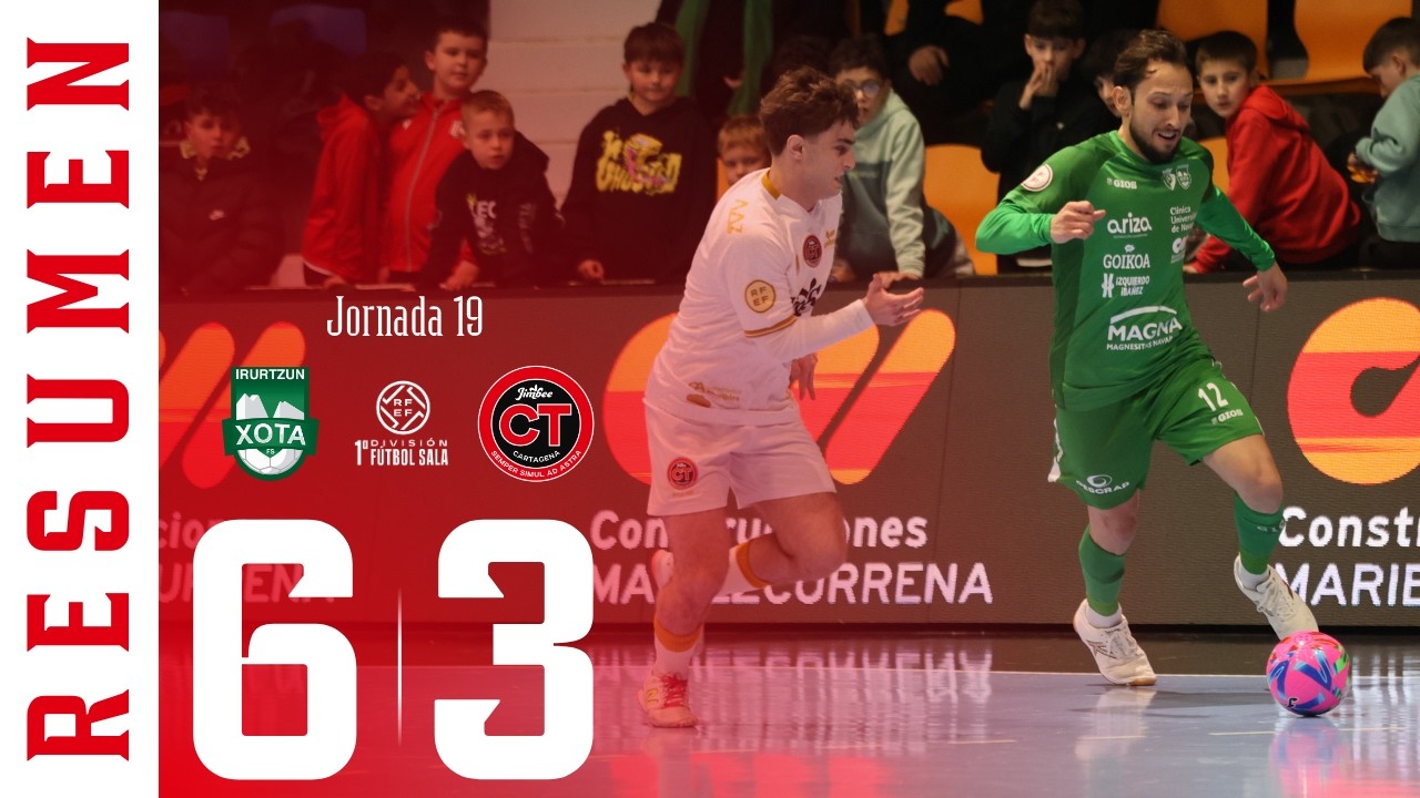 ▶️ 𝗥𝗘𝗦𝗨𝗠𝗘𝗡 J19 | Osasuna Magna 6️⃣-3️⃣ 𝐉𝐢𝐦𝐛𝐞𝐞 𝐂𝐚𝐫𝐭𝐚𝐠𝐞𝐧𝐚 𝐂𝐨𝐬𝐭𝐚 𝐂á𝐥𝐢𝐝𝐚 | Primera División FS