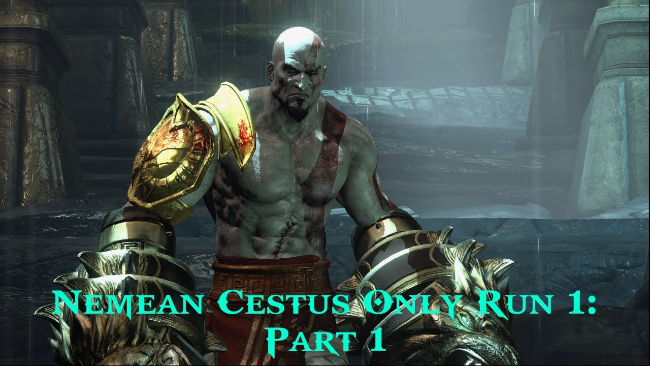 God of War 3 Nemean Cestus Only Run 1: Part 1
