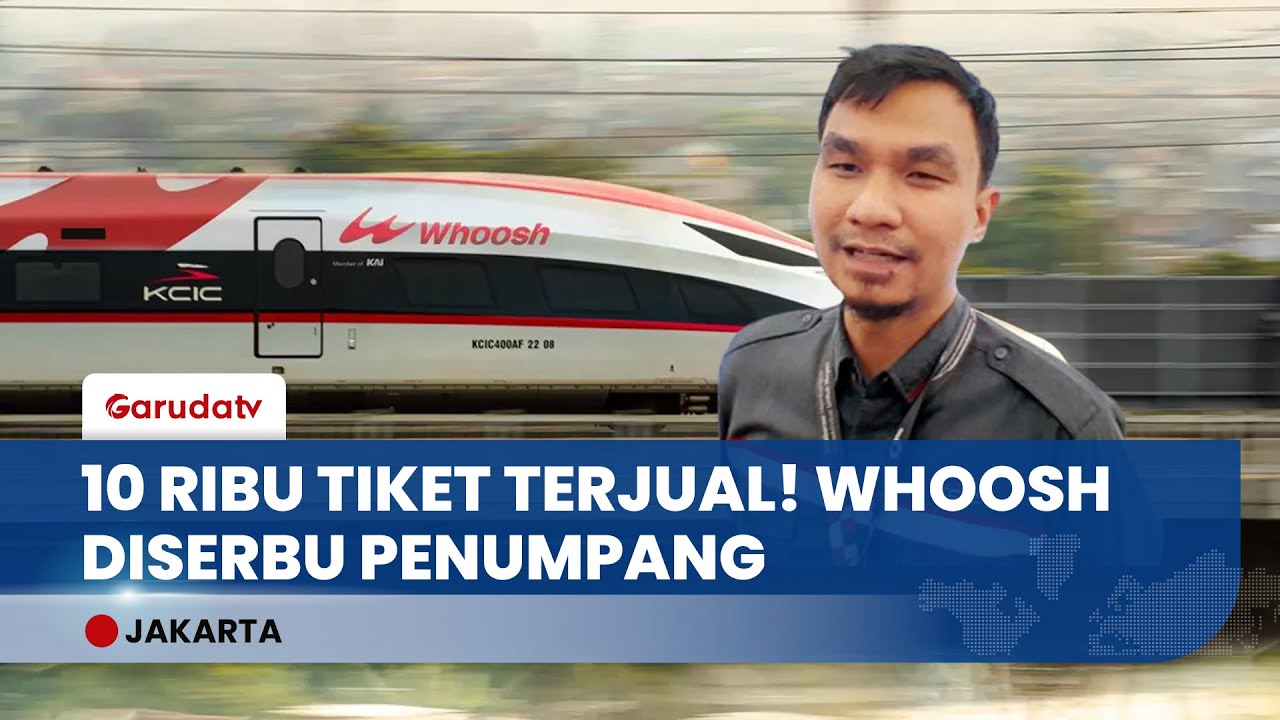 Arus Balik Libur Isra Miraj: 10 Ribu Tiket Whoosh Ludes Terjual Menuju Jakarta