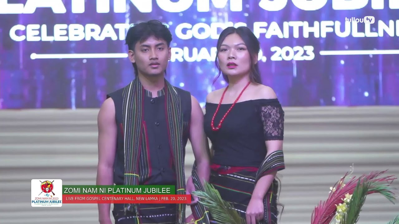 Zomi Traditional Attire Couple Show | Zomi Nam Ni 2023