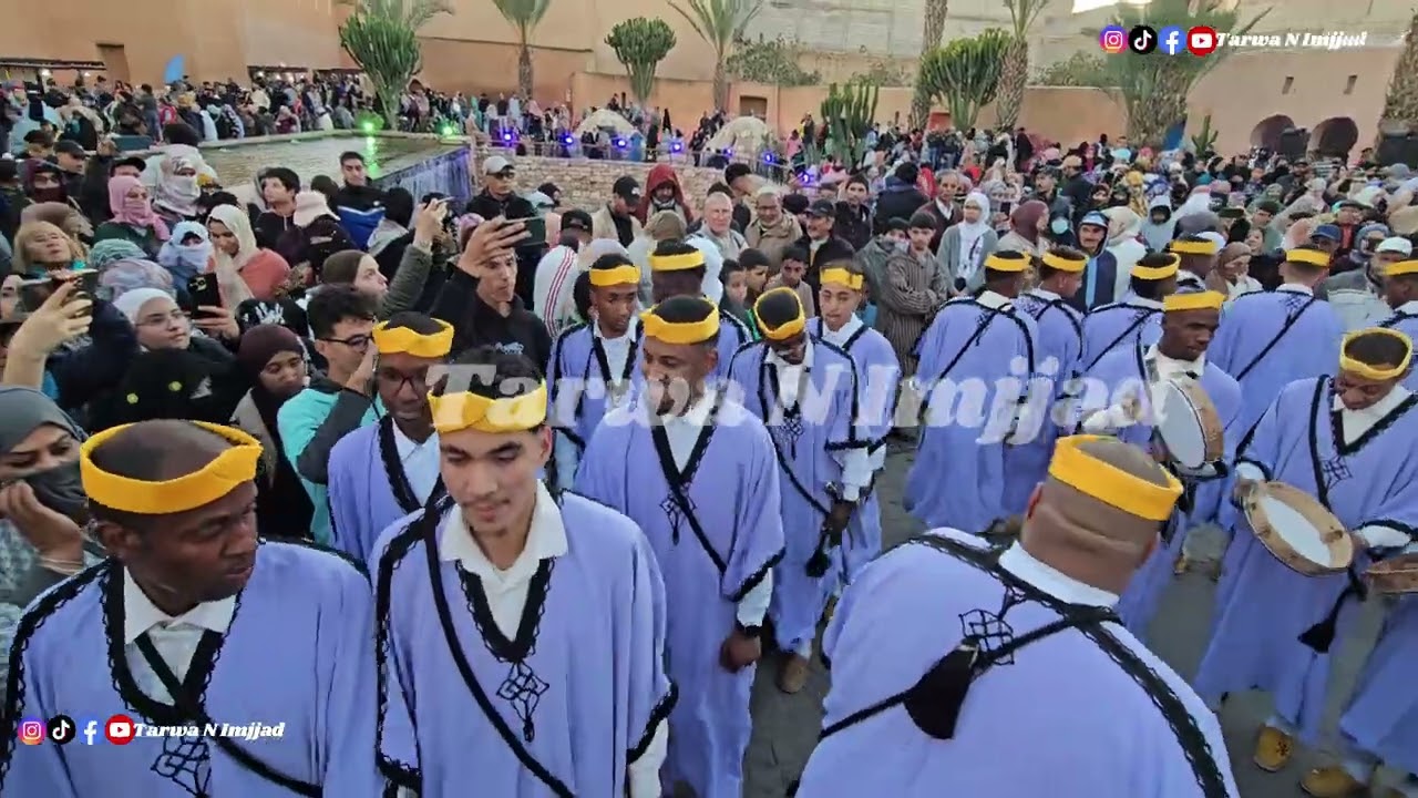 فرقة أحواش أركان تافراوت بمدينة تيزنيت بمناسبة رأس السنة الأمازيغية 2976 11/01/2025 الجزء التالت 
