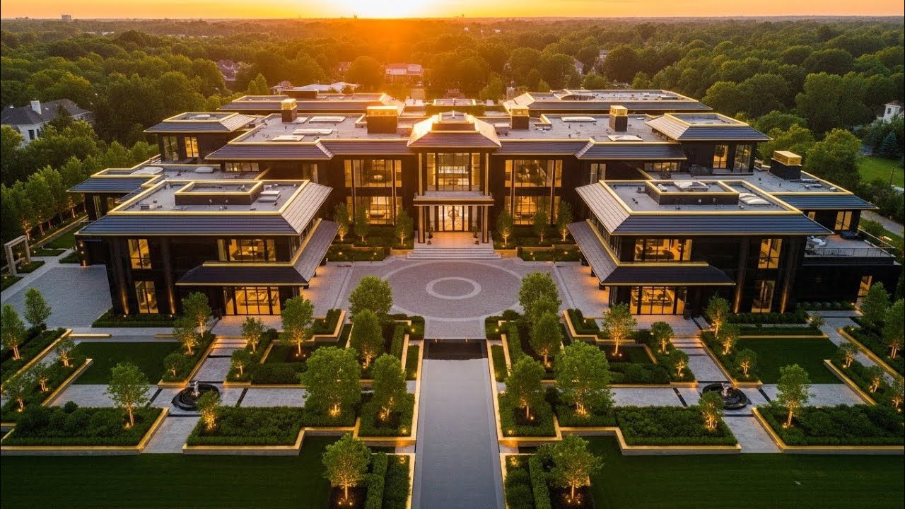 AMERICA’S MOST ELEGANT BLACK & GOLD LUXURY HOME