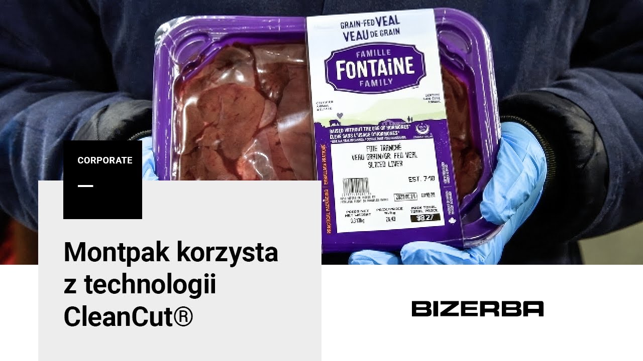 Montpak producent mięsa cielęcego, wołowego i jagnięcego korzysta z technologii CleanCut&reg; Bizerba