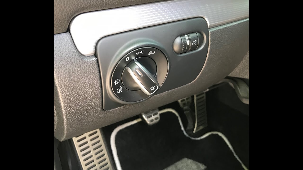 Installing a Euro Headlight Switch on Mk6 VW Golf R
