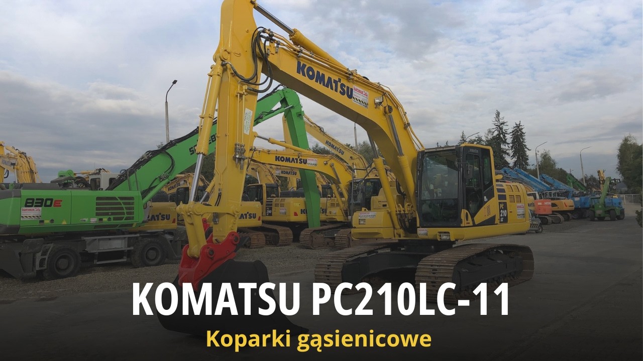 Koparka gąsienicowa Komatsu PC210LC-11, 2020r.