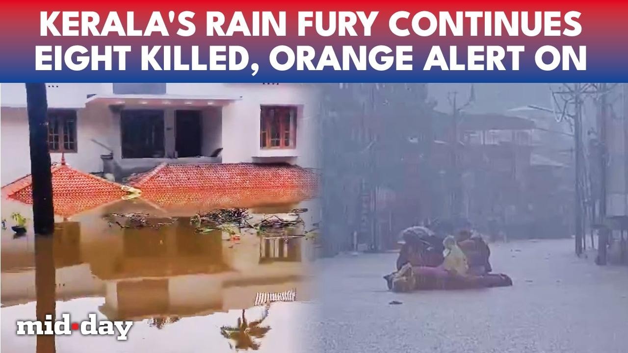 Kerala Rain RAGE Unleashes Landslides KILLING 8 | Kottayam, Idukki & Pathanamthitta Hit Hard